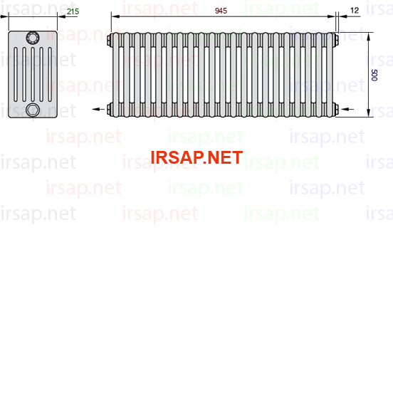 Радиатор IRSAP Tesi 60500/21 T08 CL 01
